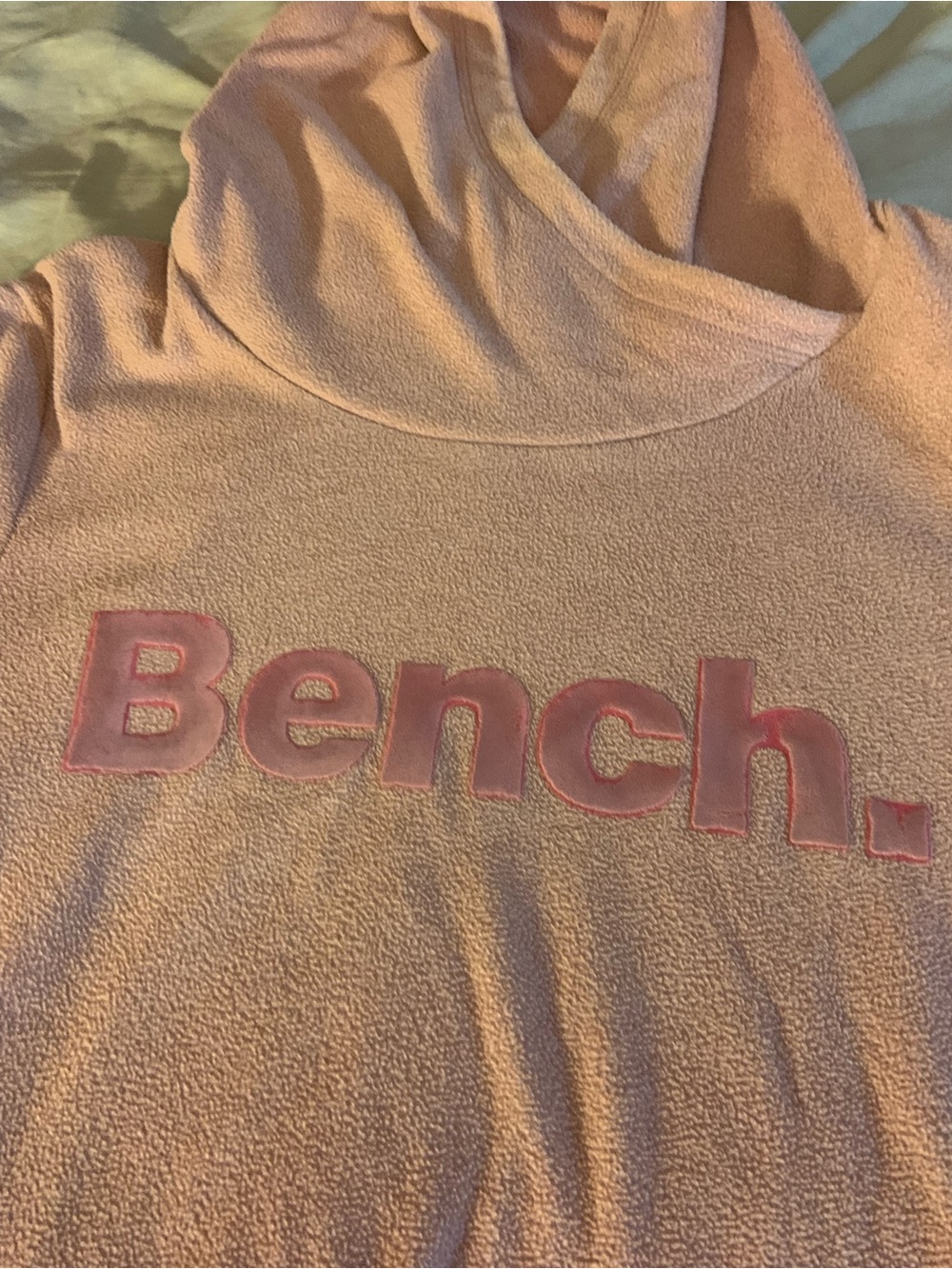 Pink Microfleece Pullover Funnel Neck Sweater - Size Medium - Picture 3 of 8